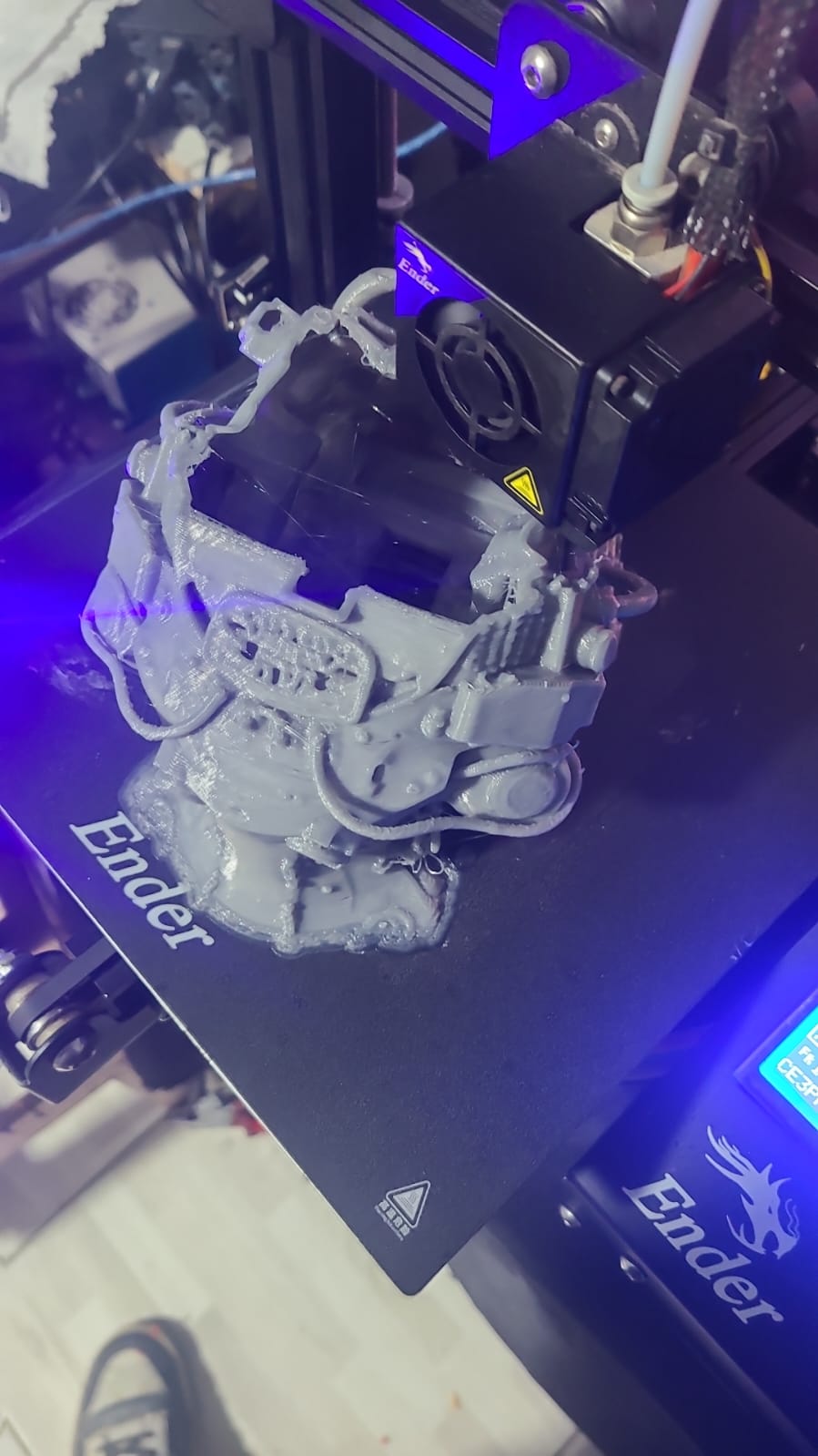 Corazón robótico render